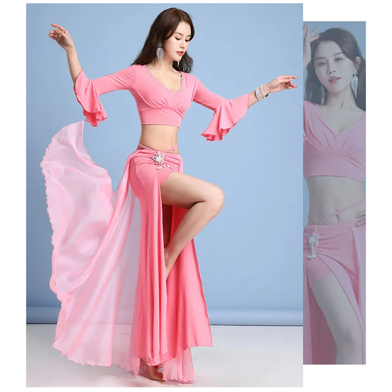 

Belly Dance Costume Summer Women's New Training Suit Xiansha Oriental Dance Competition Costume Beginner's Performance Costume
