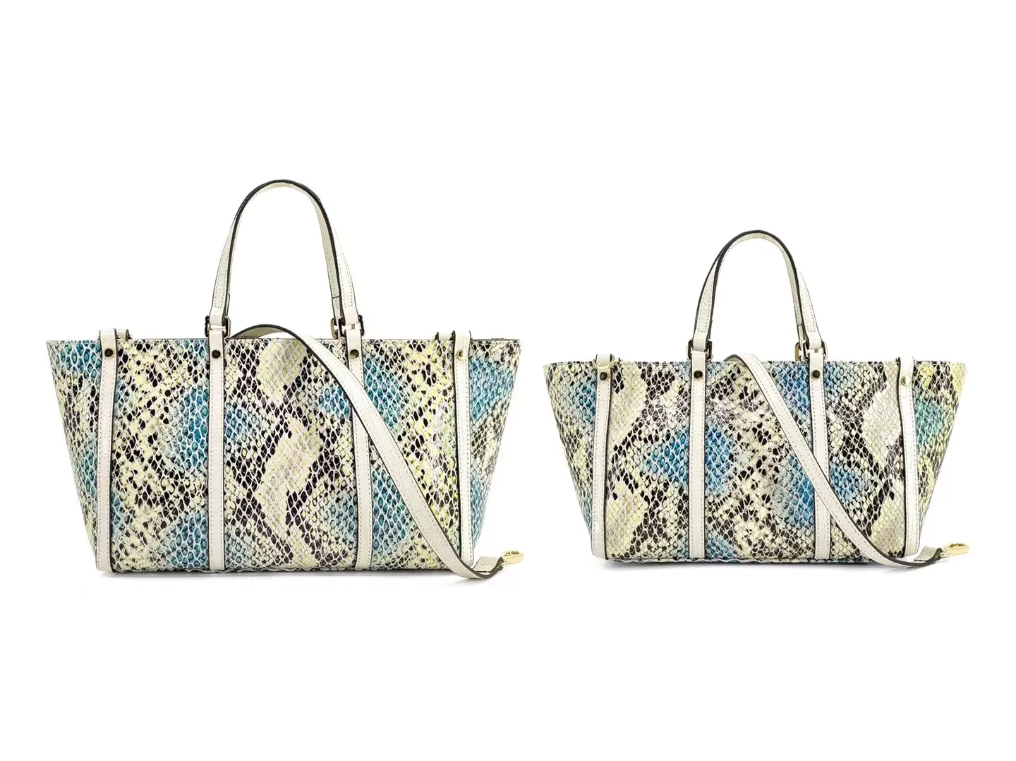 Bag 2023 New High Quality Bag Women's Handbag Large Capacity Snakeskin Head Layer Leather One Shoulder Real Leather Bag Tote Bag