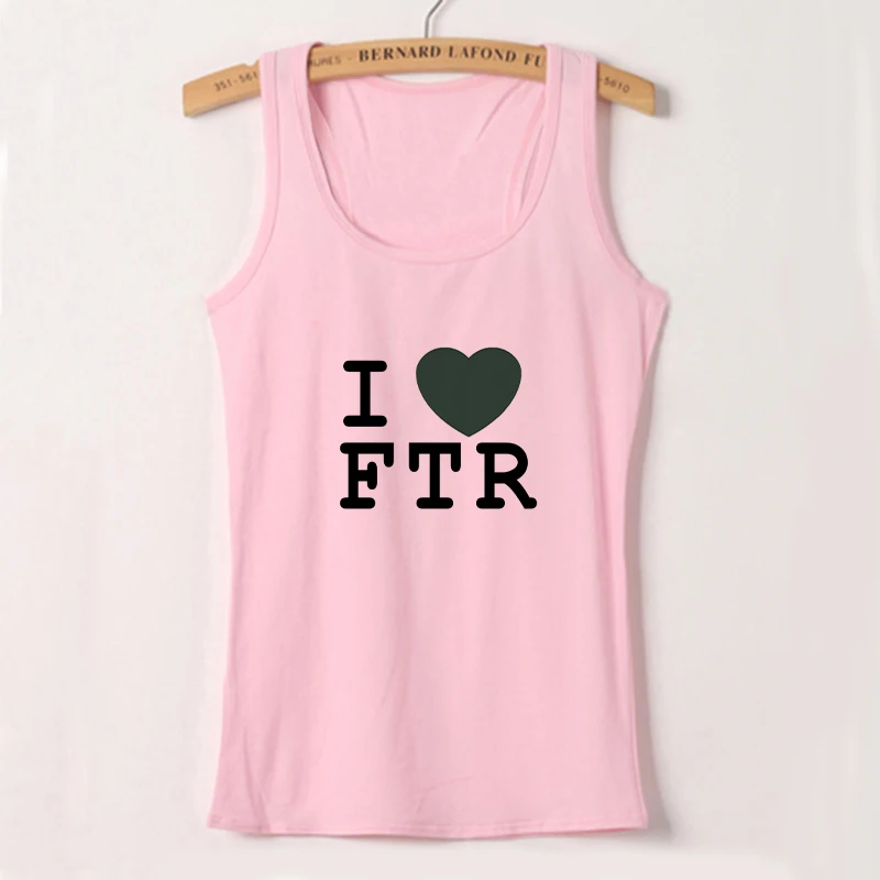 Y2k Goth Harajuku Сексуальный тонкий укороченный топ 90-х I LOVE F T R Футболка с буквенным