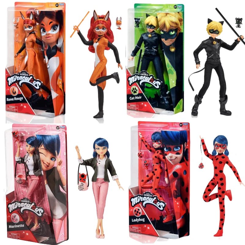 28cm Original Miraculous Ladybug Anime Figure Cat Noir Action Figure  Desktop Decoration Halloween Christmas Gift - AliExpress