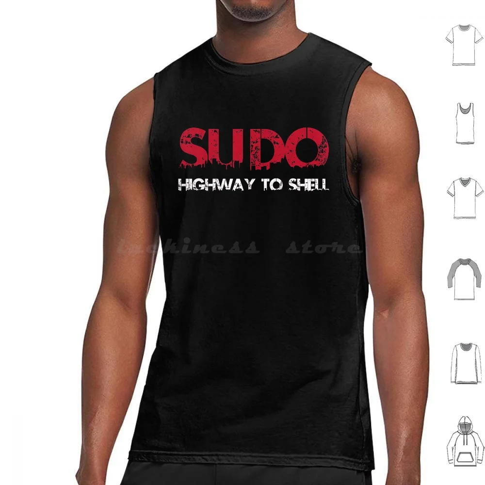 

Sudo Rm-Rf Highway To Shell Tank Tops Print Cotton Sudo Rm Funny Linux Tux Funny Linux Command Sudo Rm Rf For Linux