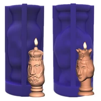 king and queen candle silicone mold diy classical figure scented candle clay plaster epoxy mould home decoration %d9%82%d9%88%d8%a7%d9%84%d8%a8 %d8%b3%d9%8a%d9%84%d9%83%d9%88%d9%86