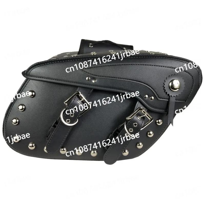 Мотоциклетные седельные сумки с заклепками стильные для инструментов