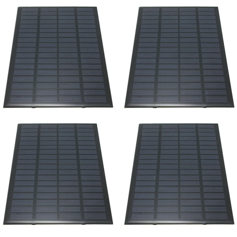 

4X High Quality 18V 2.5W Polycrystalline Stored Energy Power Solar Panel Module System Solar Cells Charger