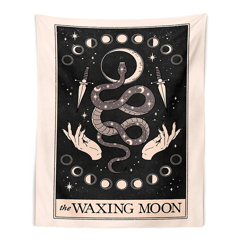 

Гобелен с Лунной фазой, настенный подвесной Таро, астрологическое украшение, солнце, луна, кавайный декоративный кружевной настенный подве...