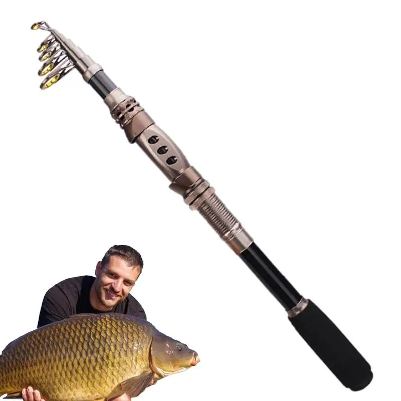 

Fishing Rod Collapsible And Portable Fishing Rod 0.7-1.3in Fishing Rods Christmas Gift For Husband Father Son Boyfriend Friends