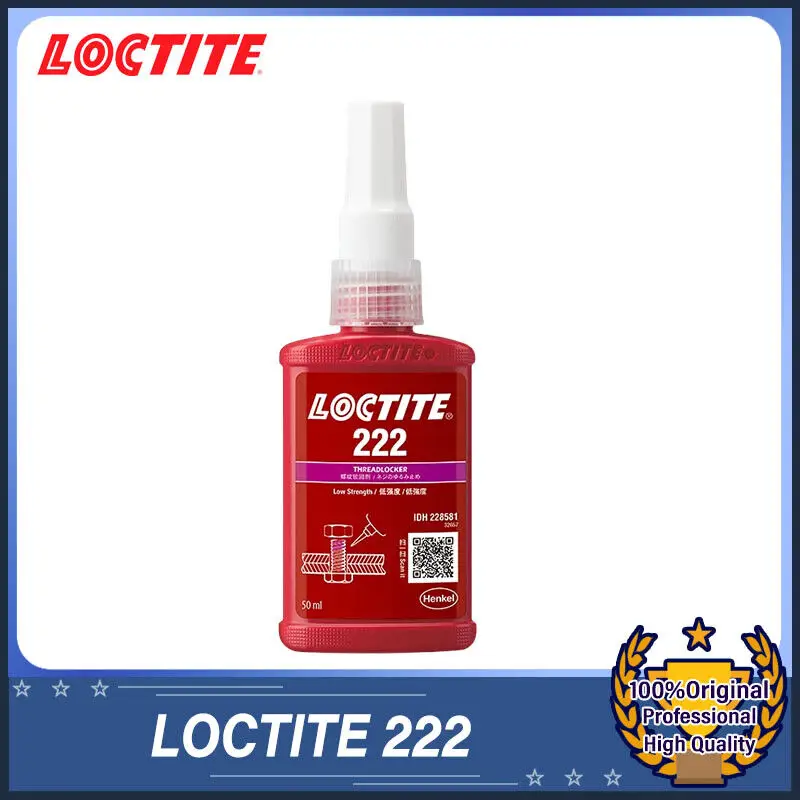 1 шт. фиолетовый слабый клей LOCTITE для фиксации резьбы 222 50 мл