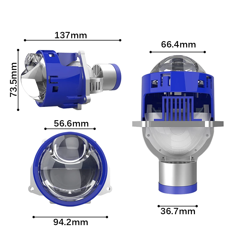 CAMOTO P40L проектор светодиодного лазера линзы 3 дюйма фары Bi LED Высокий Низкий Луч