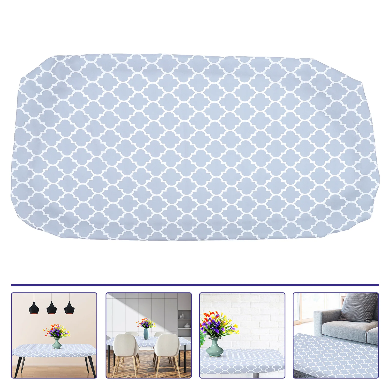 

Table Cover Tablecloth Picnic Elastic Cloth Fitted Covers Waterproof Outdoor Bench Oil Dining Proof Stretch Camping Decorative