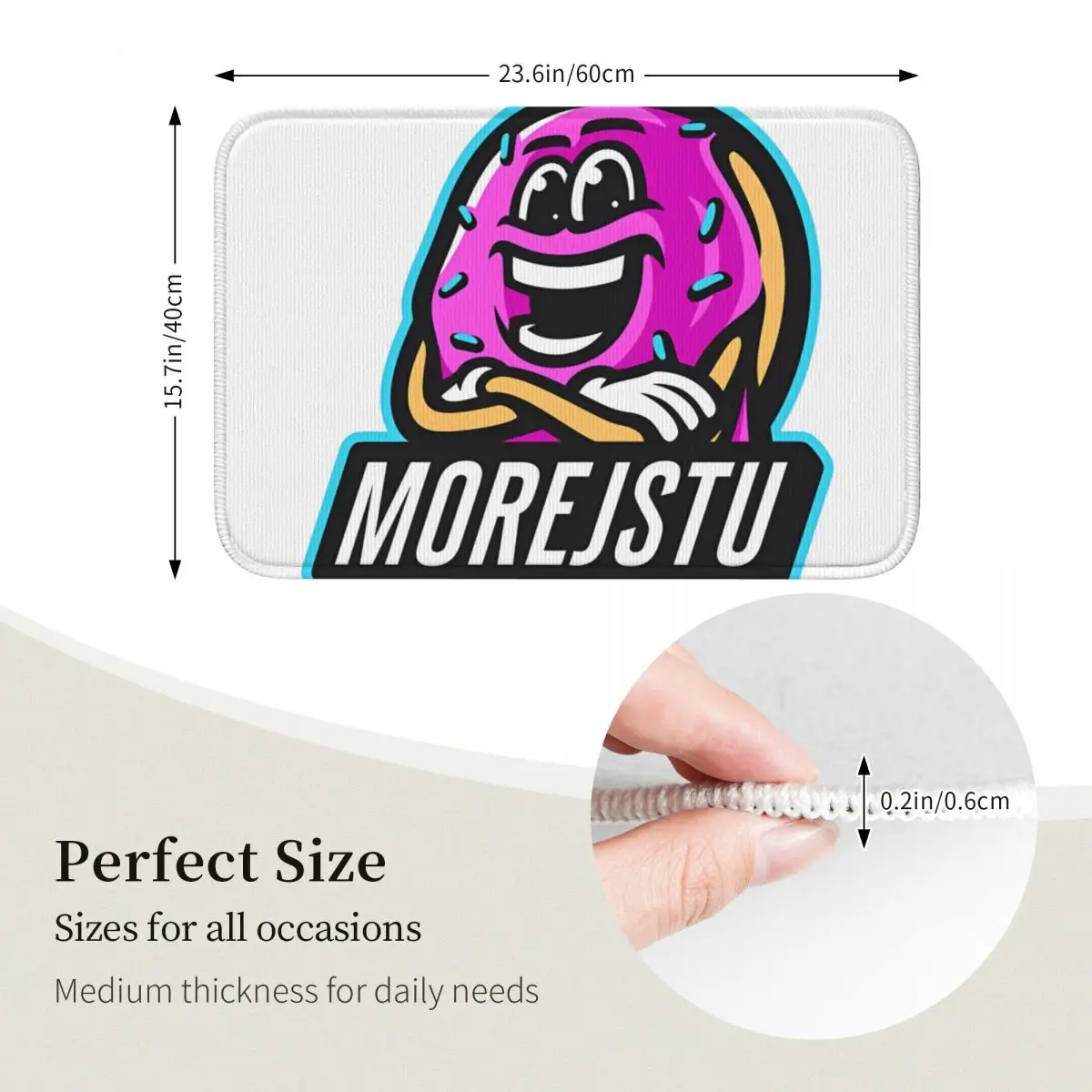 Коврики для ванной Morejstu Merch More Jstu из полиэстера