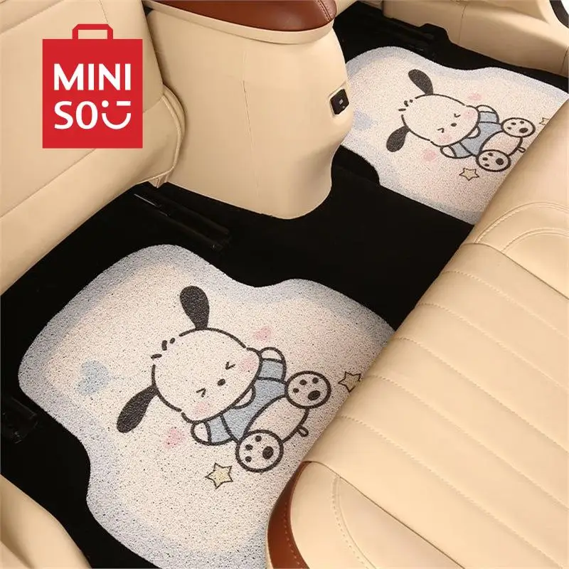 Автомобильные коврики Hello Kitty резиновые напольные Sanrio Kuromi износостойкие моющиеся