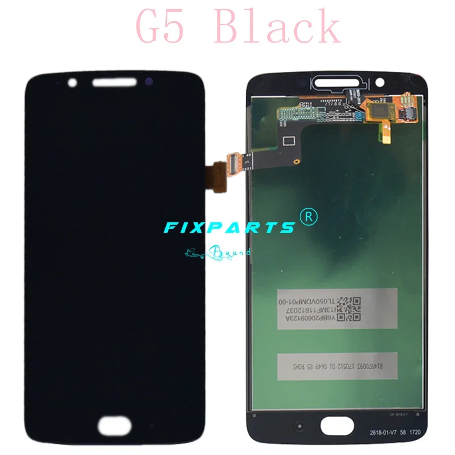 Протестированный экран для MOTO G5 сенсорный дигитайзер Plus LCD XT1683 замена дисплея XT1670