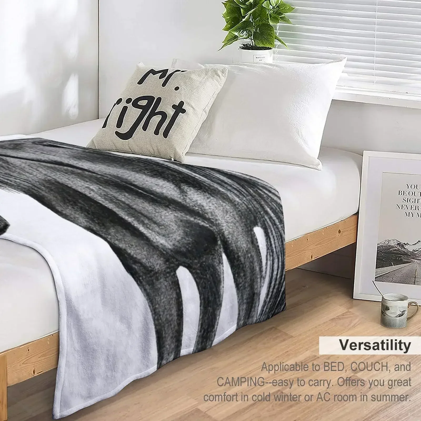 Фриозийская лошадь Плед Зимние постельные принадлежности одеяла и пледы Одеяла