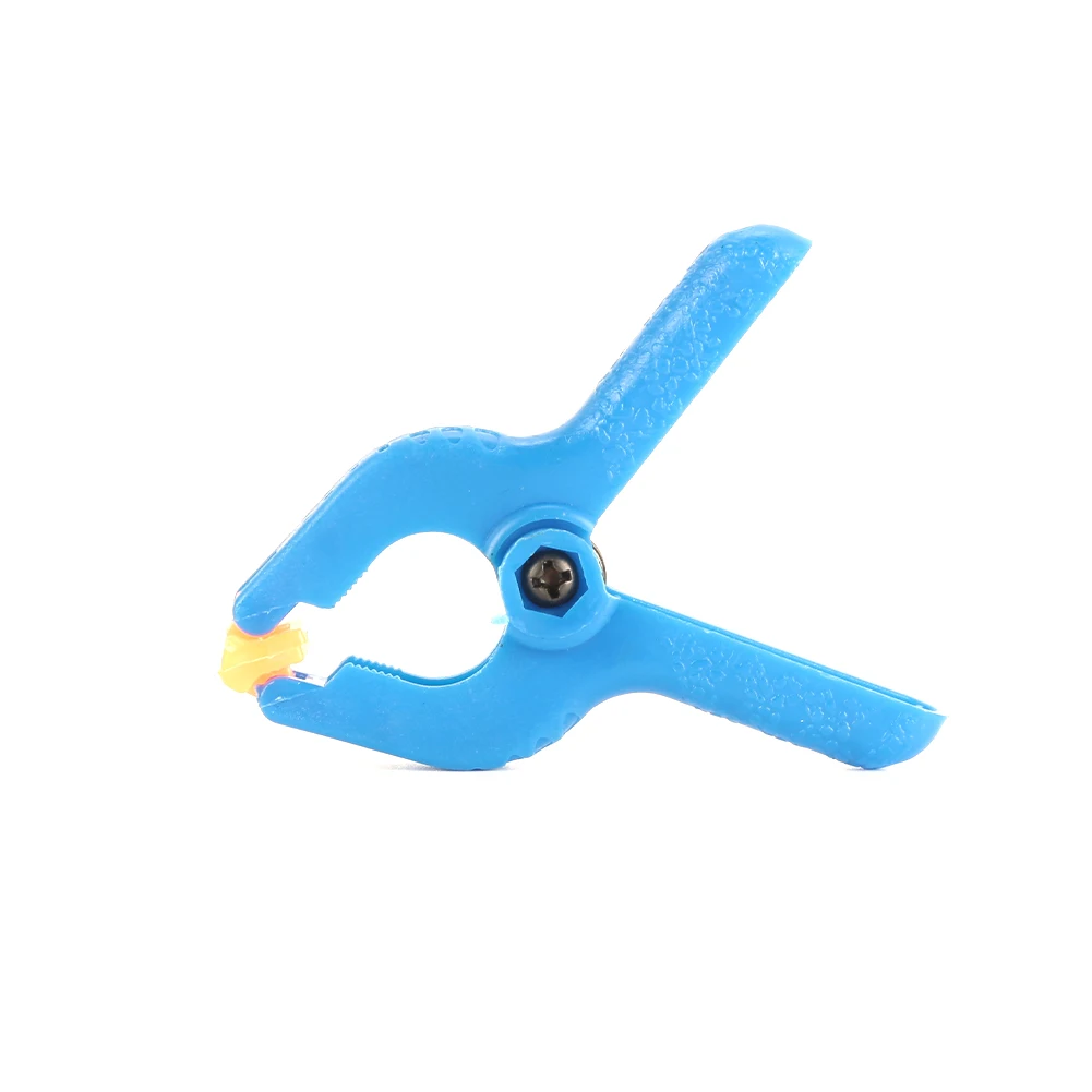 

10pcs 2in Spring Clamps Woodworking Tools Plastic Nylon Grip Cramps Jaw Opening Heavy-duty Jersey Clip With Fixed Handle