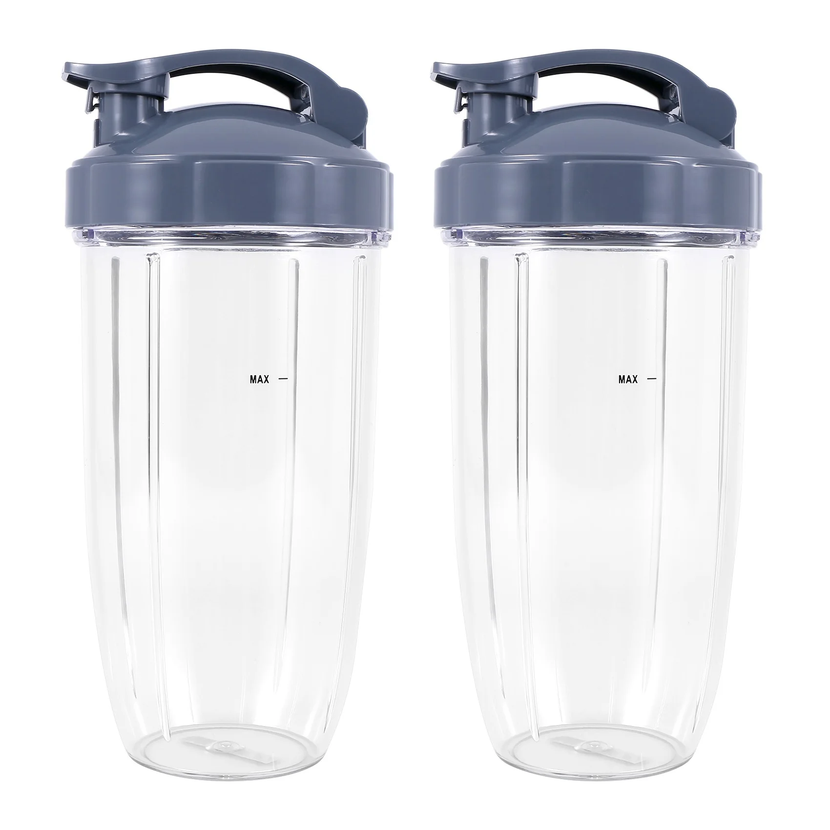 32Oz Replacement Cups with Flip Top to Go Lid for NutriBulle