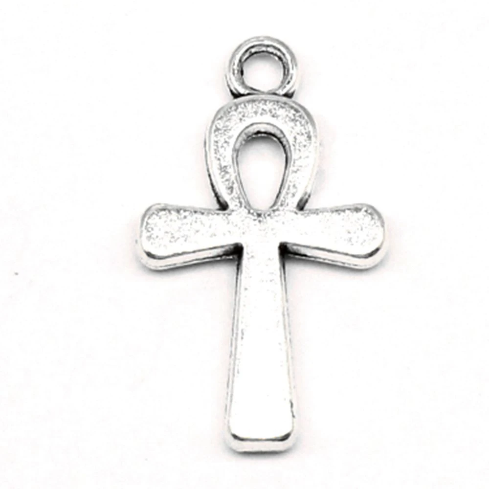

Ankh Cross Charm For Making Jewelry Diy Finding 60pcs 13x22mm