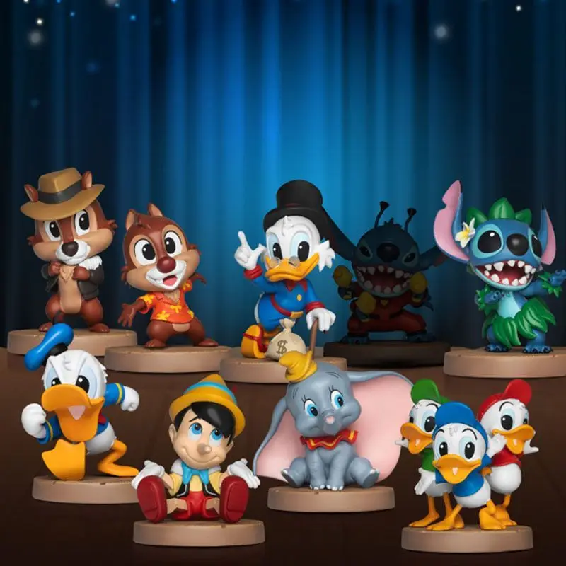 

Anime Disney Donald Duck Dumbo Costume Party Series Action Model Figures Mystery Collection Figurine Model Birthday Presents Toy