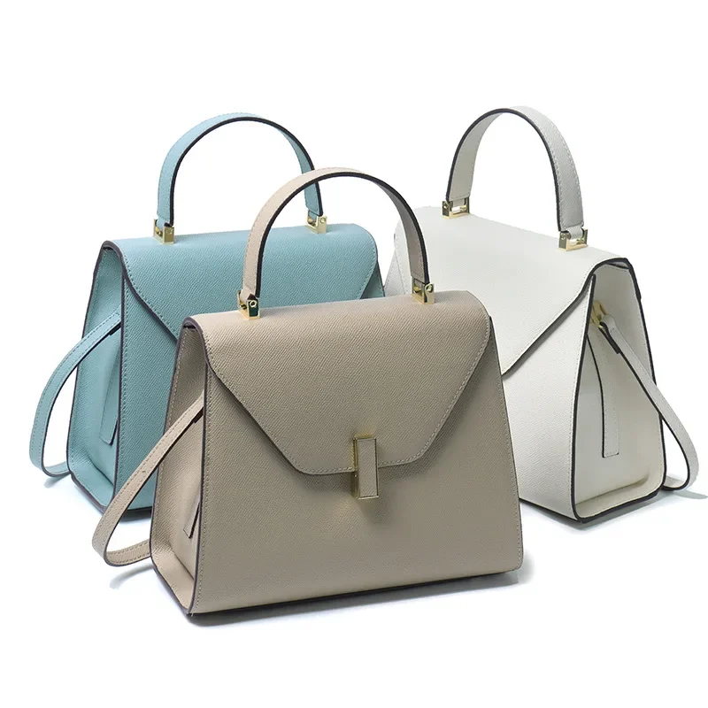 

Luxury Designer Handbag Genuine Leather Women‘s Handbag Large Capacity Fashion Simple Single Shoulder Crossbody Handbag