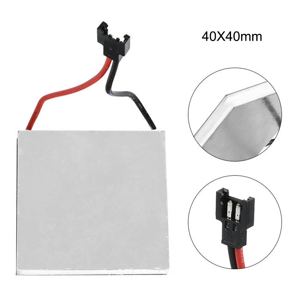 

1pcs Fireplace Fan Accessories Motor Generator Film Stove Burner Generator Sheet Stove Burner Heater Part 40x40mm