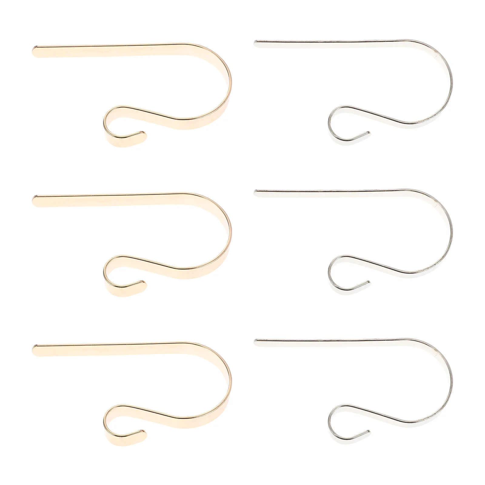 

6Pcs Stocking Hanger Mantel Hook Christmas Stocking Holder Xmas Supplies for Party Xmas Home
