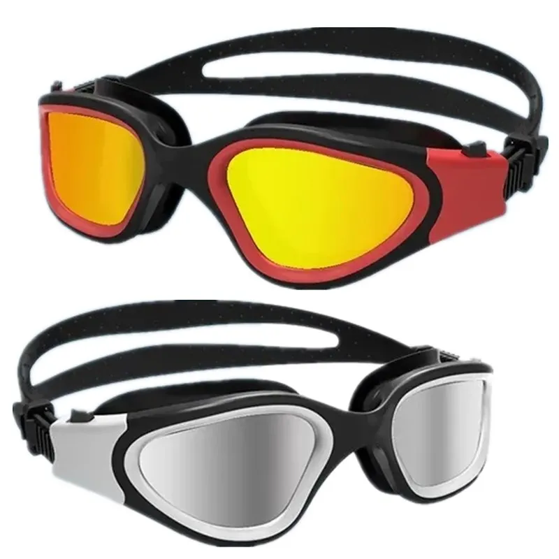 

Men Women Swimming Goggles Waterproof Adjustable Silicone Swim Glasses Professional Adult Anti-fog UV protection Lens