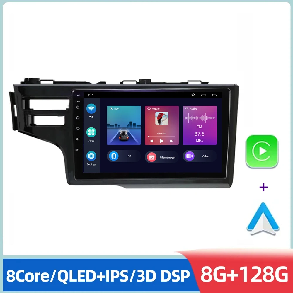 Автомагнитола для Honda Jazz 3 2015 2016- 2020 подходит GP GK 2013-2020 мультимедийный видеоплеер