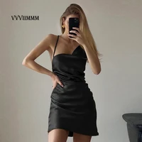 maje 2022 summer new suspender skirt womens sexy backless bandage slim dress sexy dress party for weddings evening dresses traf
