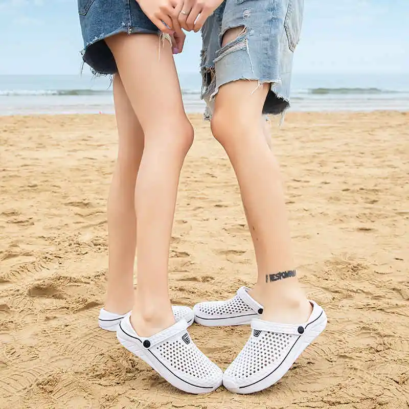 

Student White Flip Flops Shiny Summer Men's Creek Shoes Child Sandals Without Heels Mens Slippers Comfortable Walking Tennis