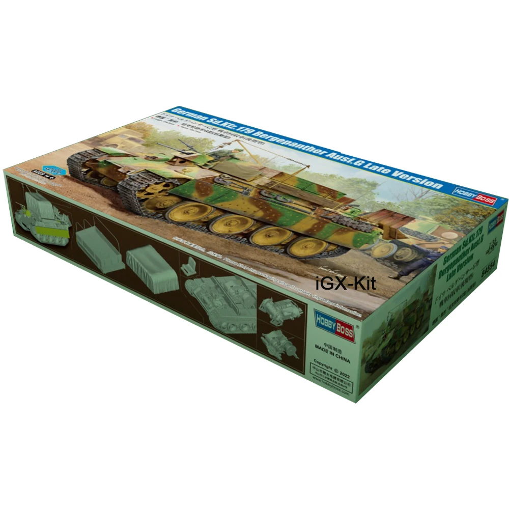 Hobbyboss 84554 масштаб 1/35 немецкий SdKfz 171 Bergepanther Ausf G танк для восстановления автомобиль