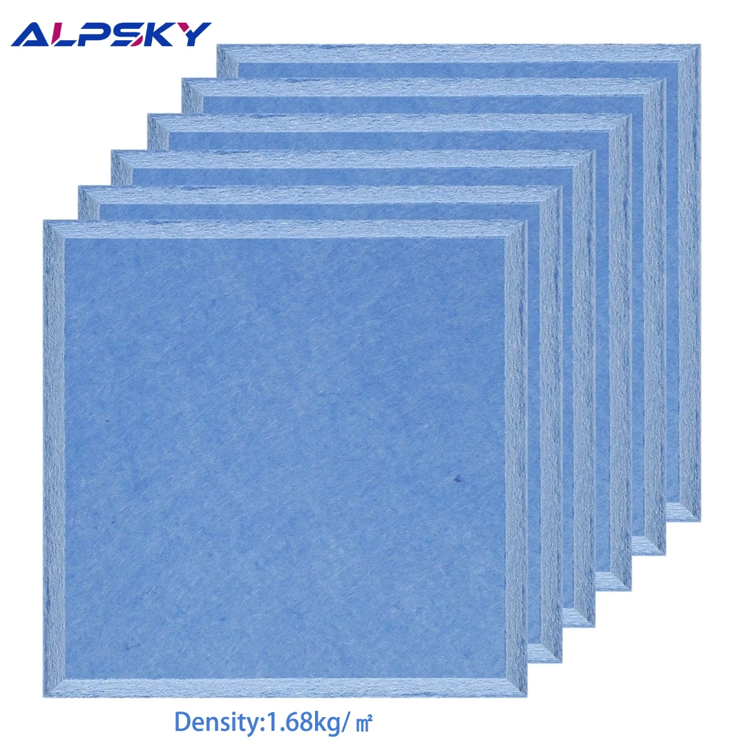 6 шт. квадратная сильная звукостойкая акустическая панель звукоизоляция