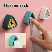 free punch towel holder sucker wall rack washing cloth rag hook storage hanger towel rack kitchen bathroom tools
