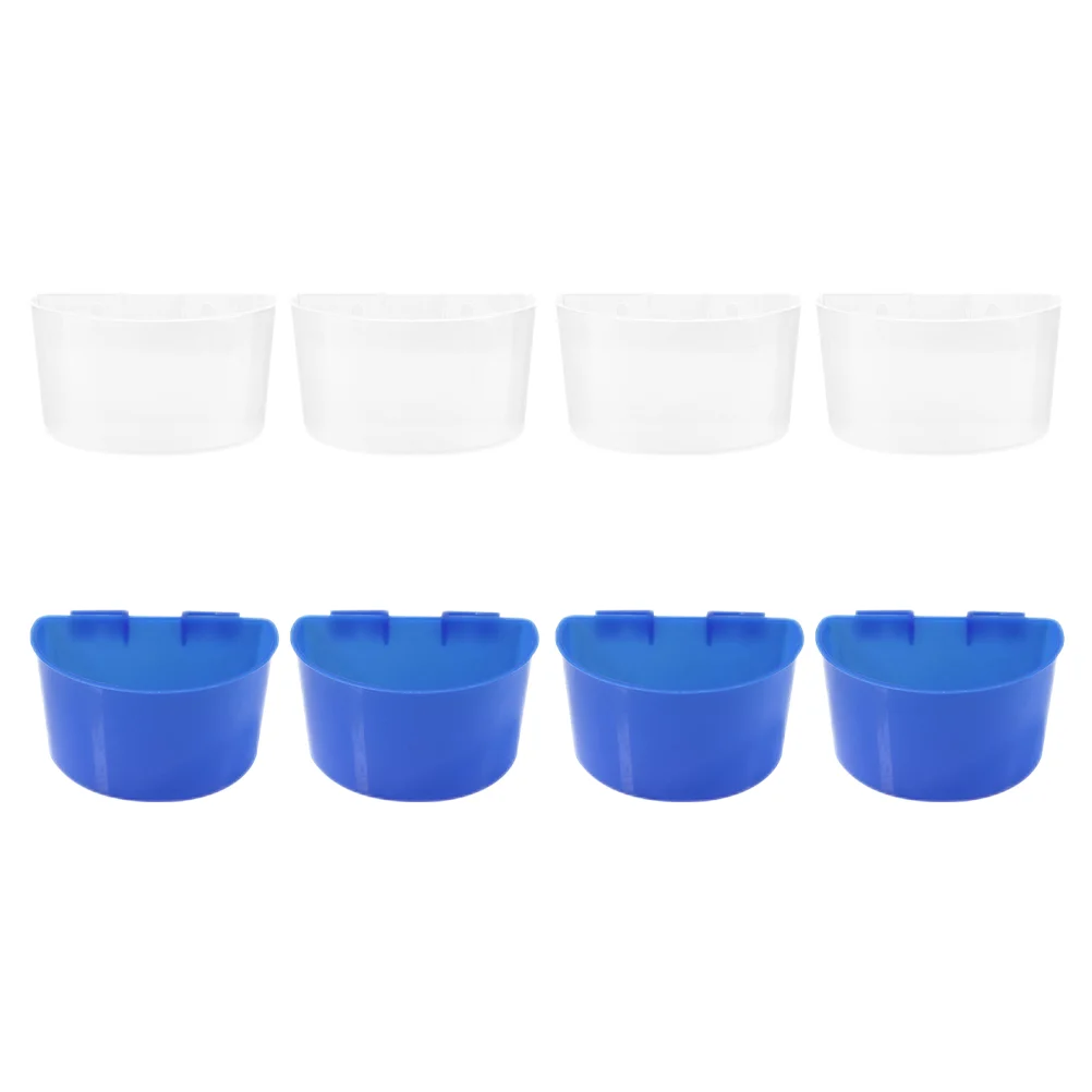 

Bird Feeder Watercage Feeding Bowl Container Cup Parrot Hanging Cupsdispenser Macow Budgieparrots Supplies Feed Shaped Moon