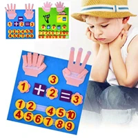 kid toys felt finger numbers math toy children counting early learning for toddlers intelligence develop 3030cm
