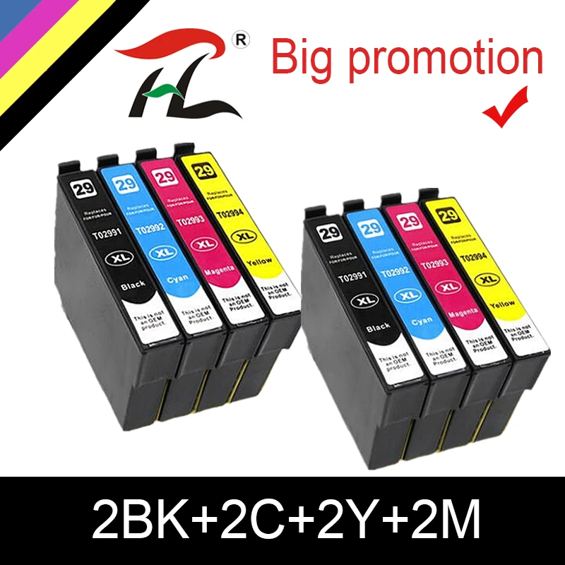HTL Replacement 29 29XL T2991XL T2991 For Epson Ink Cartridges XP-332 XP-345 XP-442 XP-432 XP-435 Printer