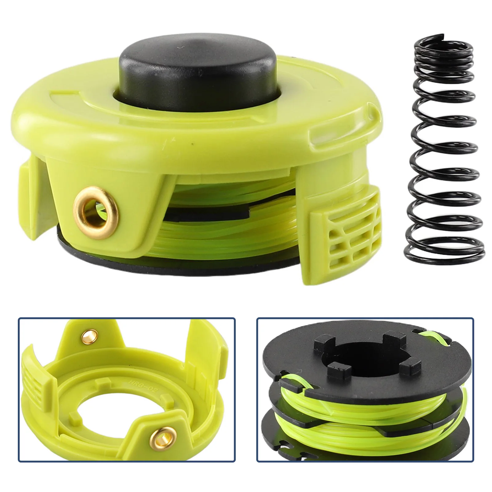 Новая шпуля для триммера с крышкой пружинные наборы RAC118 катушка 1 2 мм RLT3525S