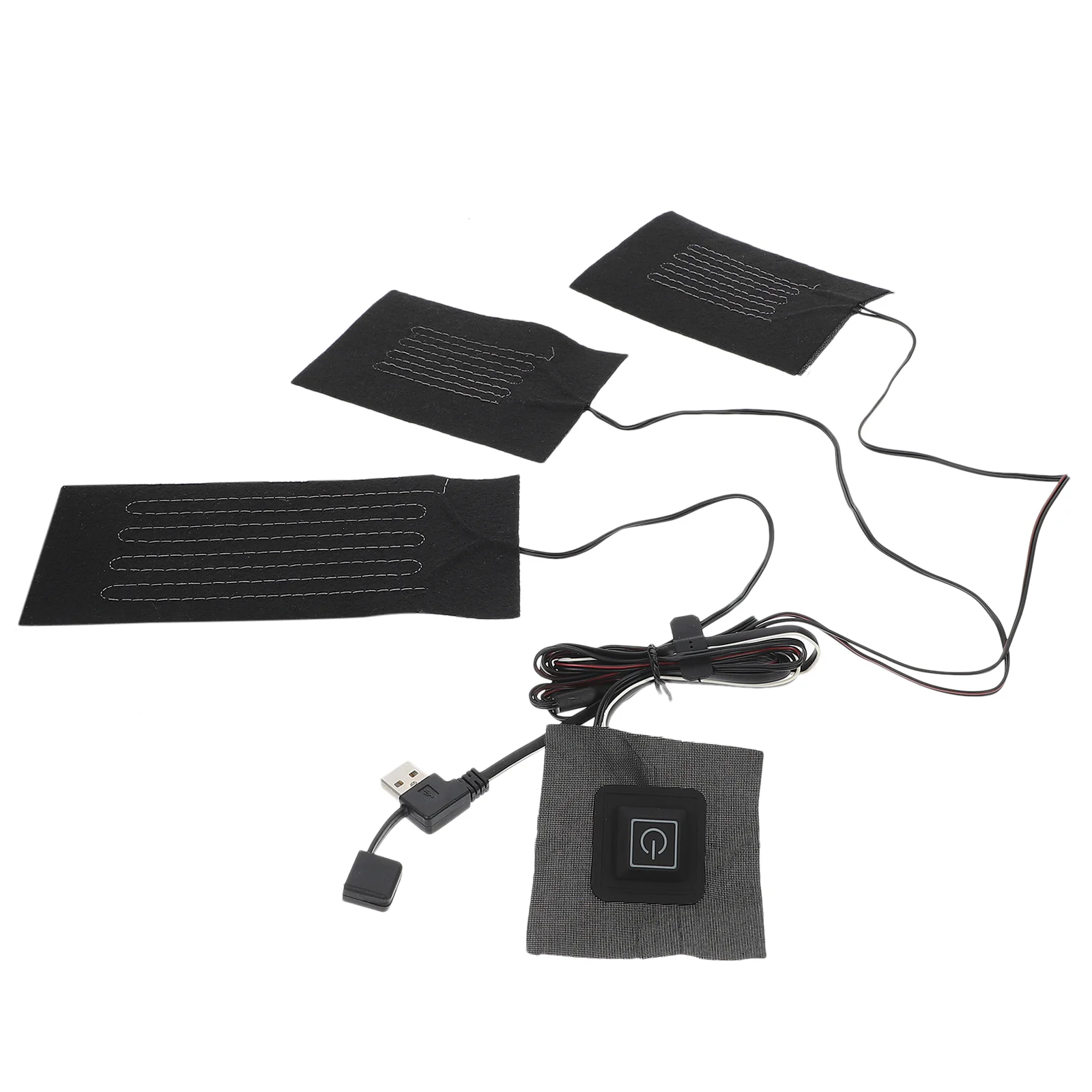 

USB Charging Clothes Heater Pad Winter Clothes Warmer Electric Heated Mat