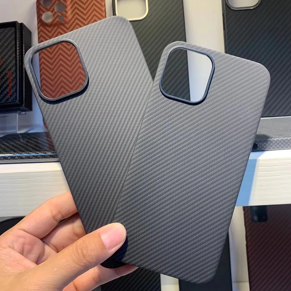 Чехол для телефона из углеродного волокна YTF-carbon 600D iPhone 12 Pro Max ультратонкий