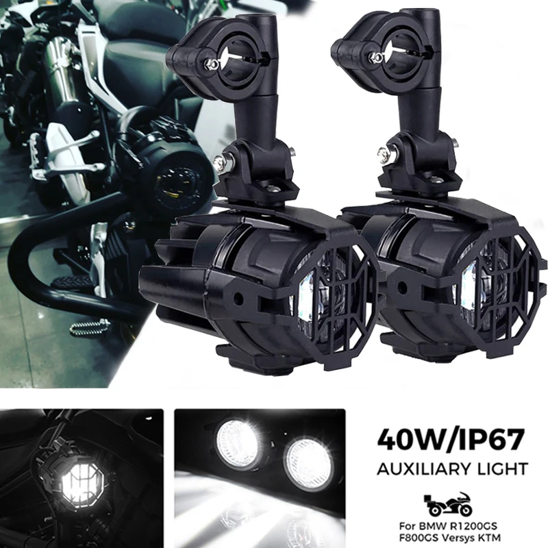 E9 Motorcycles Fog Lamp Led Auxiliary Driving Light For BMW R1200GS R1250GS LC ADV R 1200GS F800GS F700GS Front Fog light