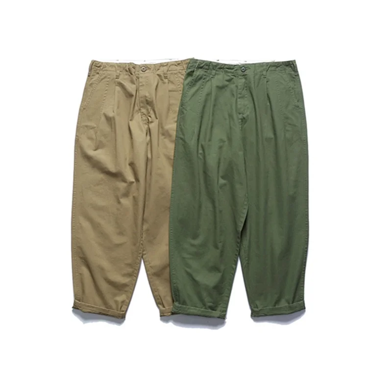 

2023 Spring and Autumn Straight Work Pants Loose Casual Wide Leg Sasual Men's Pants