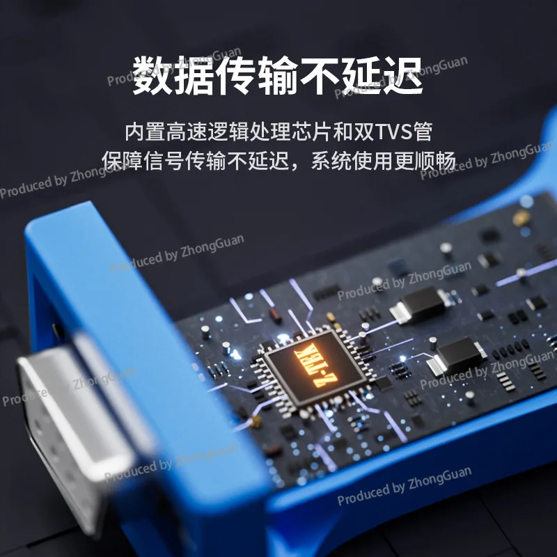 Универсальный последовательный преобразователь ZY206 RS232/485/422 промышленный