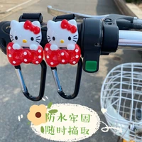 kawaii hellokitty doraemon cartoon hanging buckle non perforated helmet universal latch for bicycle motorcycle tram