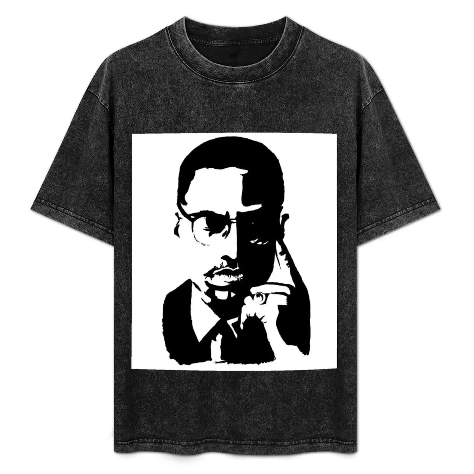 Футболка Malcom X мужская футболка по индивидуальному заказу винтажный топ из