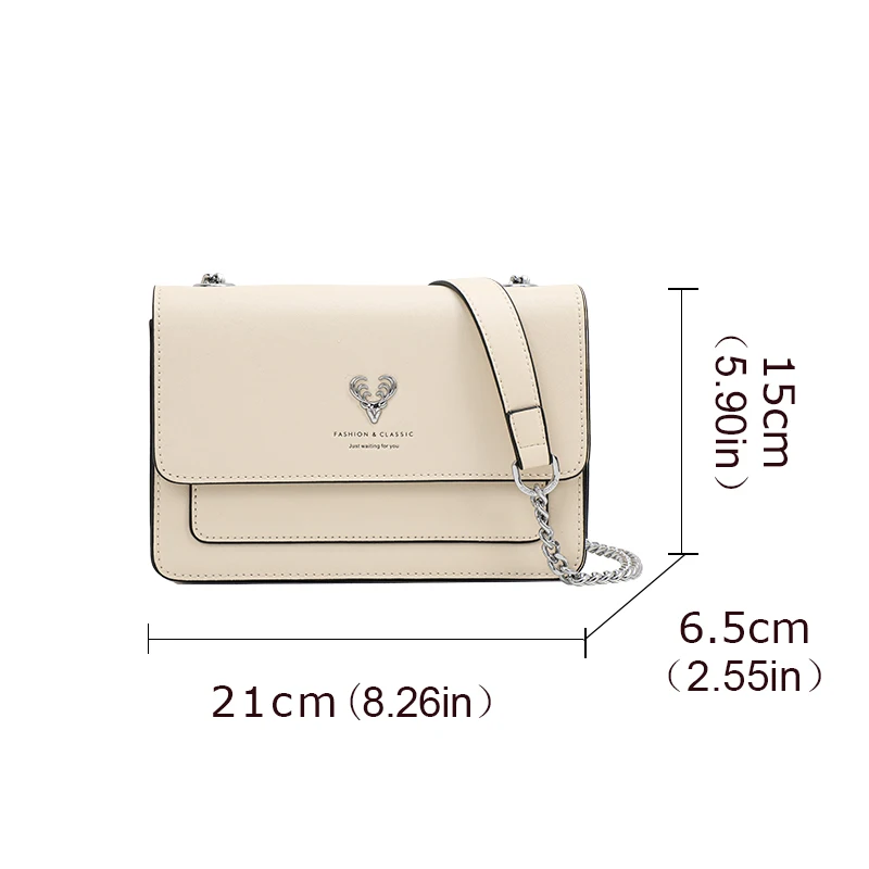 Новая женская сумка Aidrani на цепочке квадратная из воловьей кожи можно носить одно