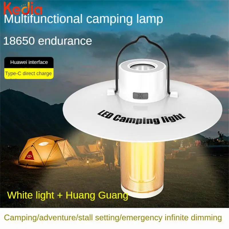 

Multi-function Camping Lamp Magnetic Tent Lights Tpye-c Rechargeable Outdoor Camp Lights Lights Lighting Portable Lanterns
