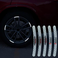 car wheel hub reflective stickers set tire rim luminous for mini coopers r56 r50 r51 r52 r53 r52 r55 r57 r58 r59 r60 countryman