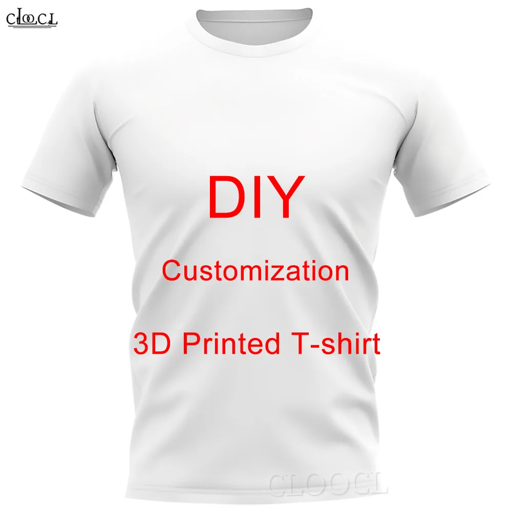 

We Accept Dear Customer Design Anime/Photo/Singer Pattern/DIY T-shirt Men/Women 3D Print Streetwear T Shirt Plus Size 6XL 7XL
