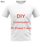 Мы принимаем футболки с уважаемым клиентом, с рисунком анимефотопевицысделай сам, мужскиеженские футболки с 3D принтом, уличная одежда, размеры 6XL 7XL
