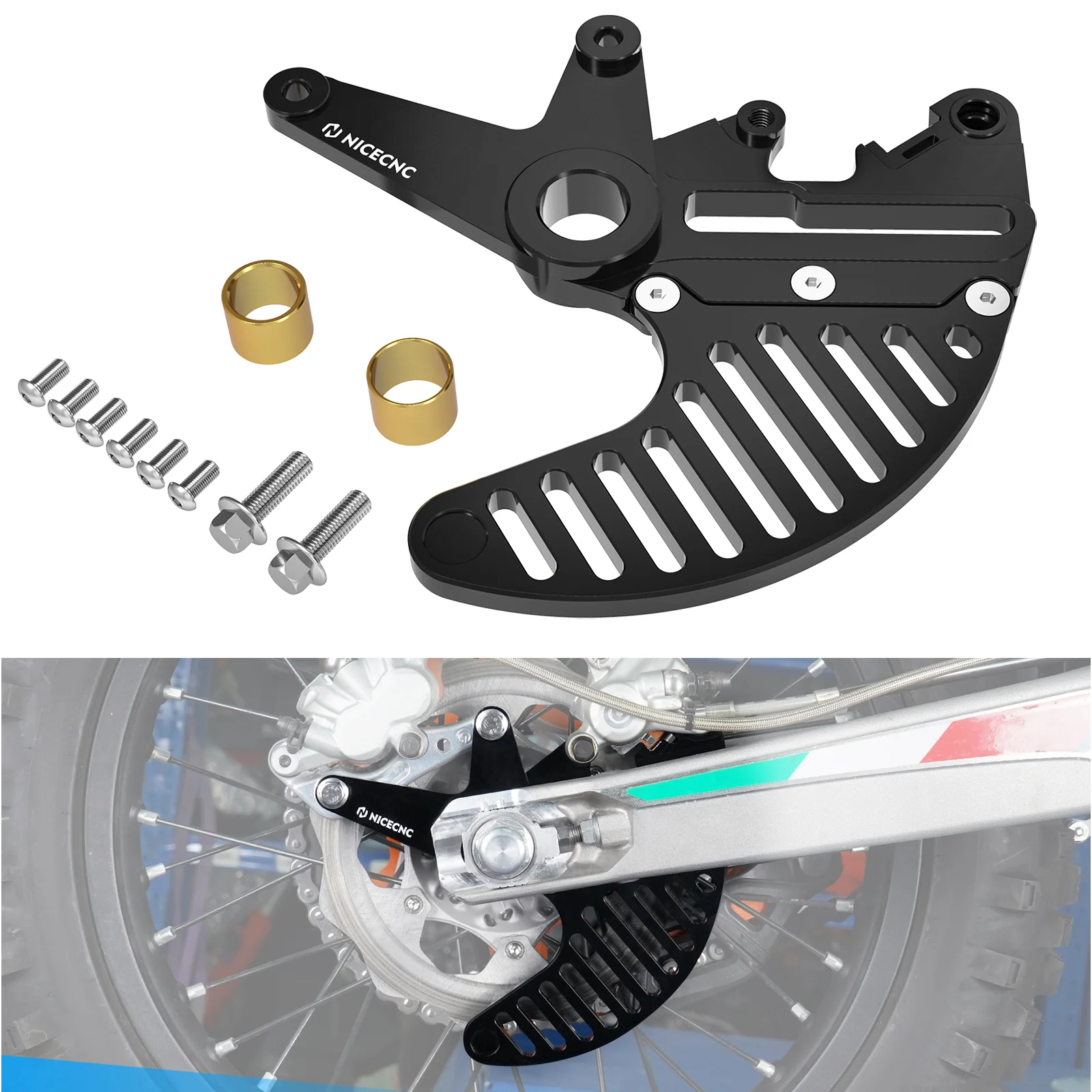 Задние двойные Штангенциркули для Husqvarna TE FE 300 250 200 350 450 150-501 FC FX TX TC 125-450 2014-2024