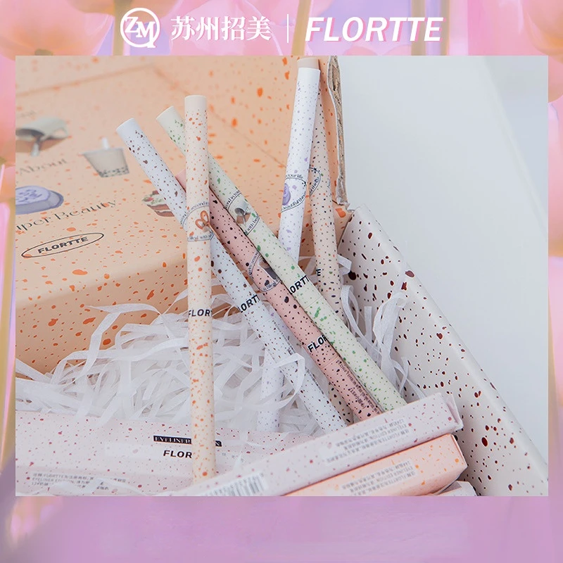 

FLORTTE Floral Lolia Strange Melia Series Floral Color Lying Silkworm Pen Eyeliner Gel Pen