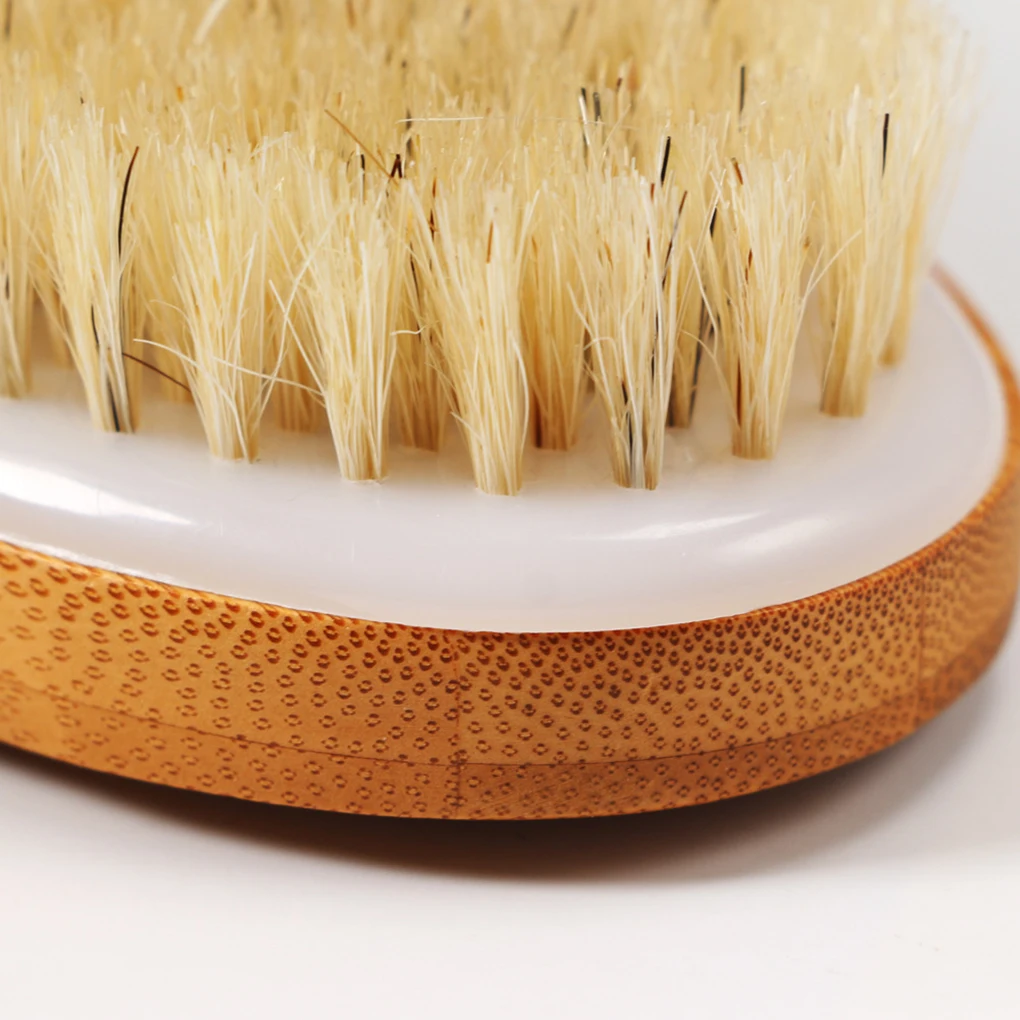 

Щетка для сухой кожи, Мягкая натуральная щетина, искусственная щетина для ванной и душа, щетка для тела, отшелушивающее средство